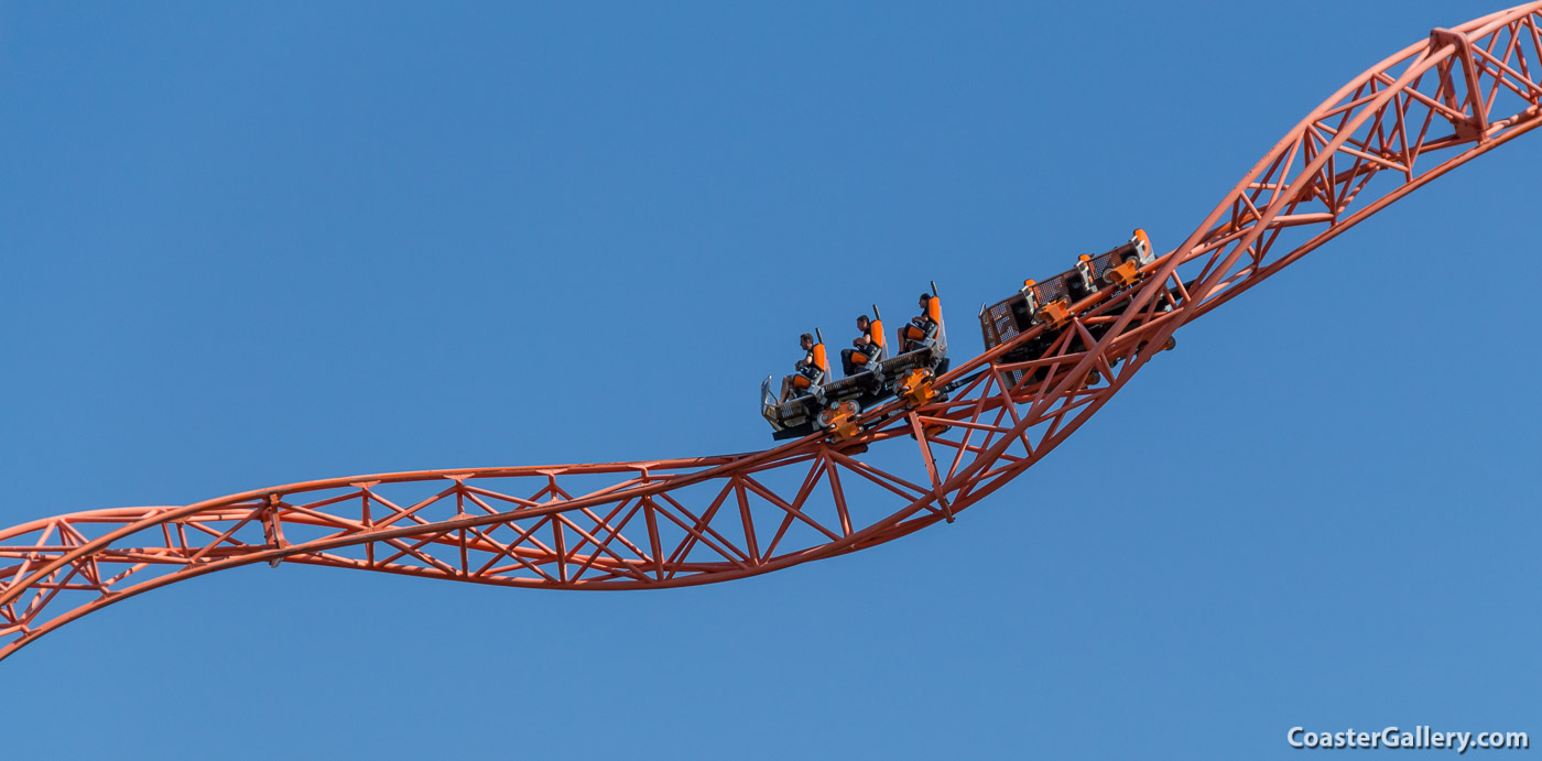 SkyWheel roller coaster at Skyline Park in Bad Wrishofen, Bavaria, Germany