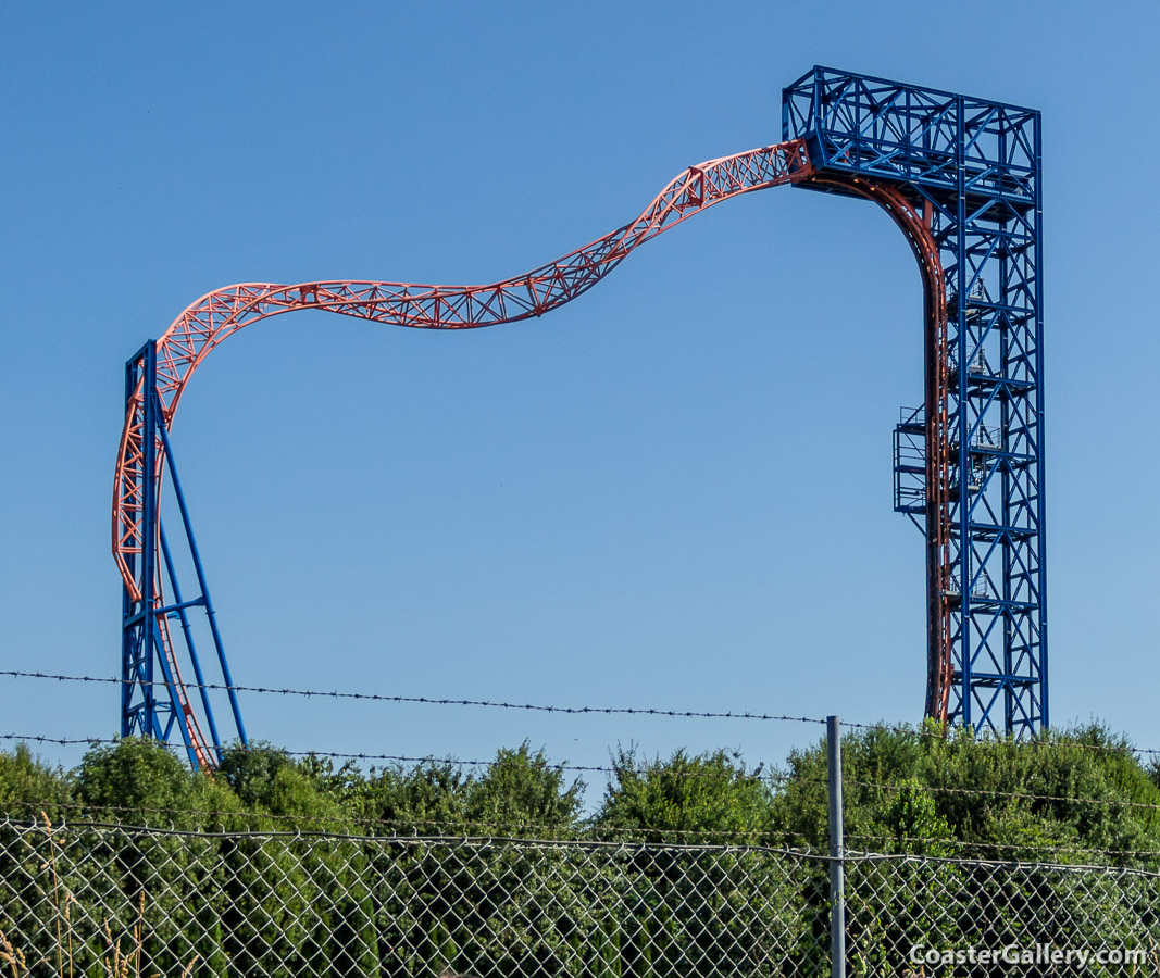 SkyWheel roller coaster at Skyline Park in Bad Wrishofen, Bavaria, Germany. Built by Maurer AG.