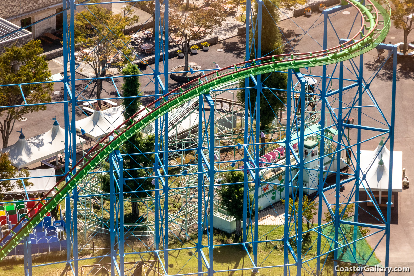 Imorinth roller coaster at Himeji Central Park