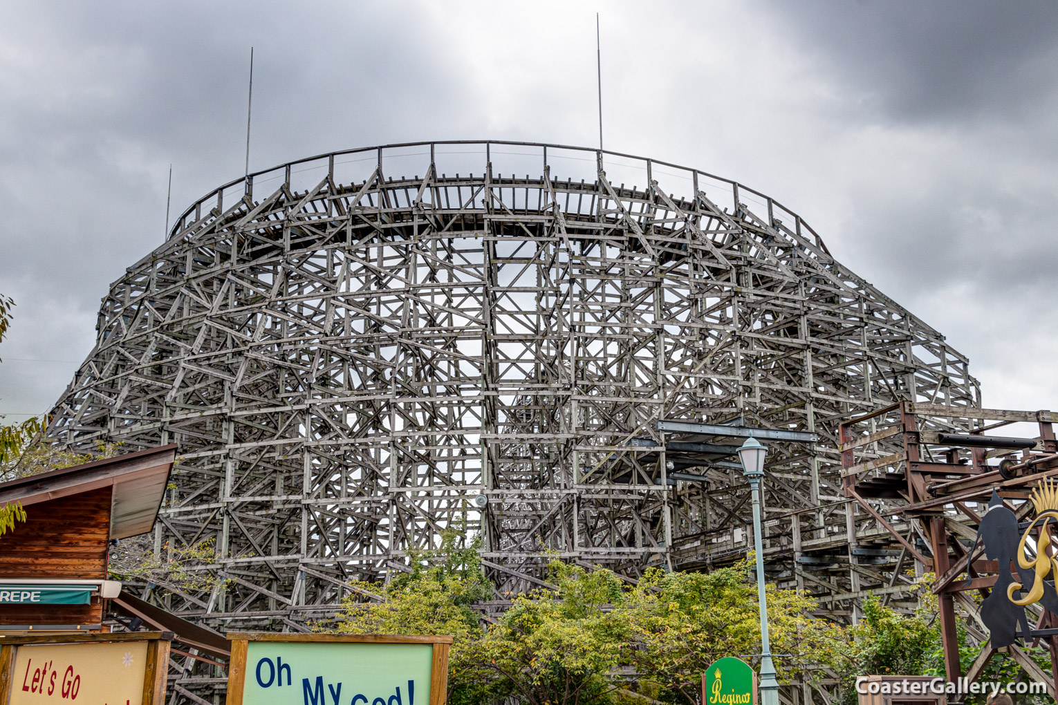 Regina roller coaster at the Tobu Zoo in Japan