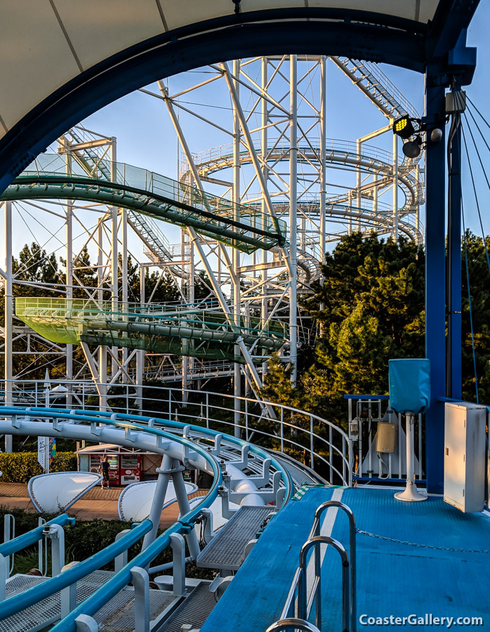 Pictures of the Surf Coaster Leviathan roller coaster