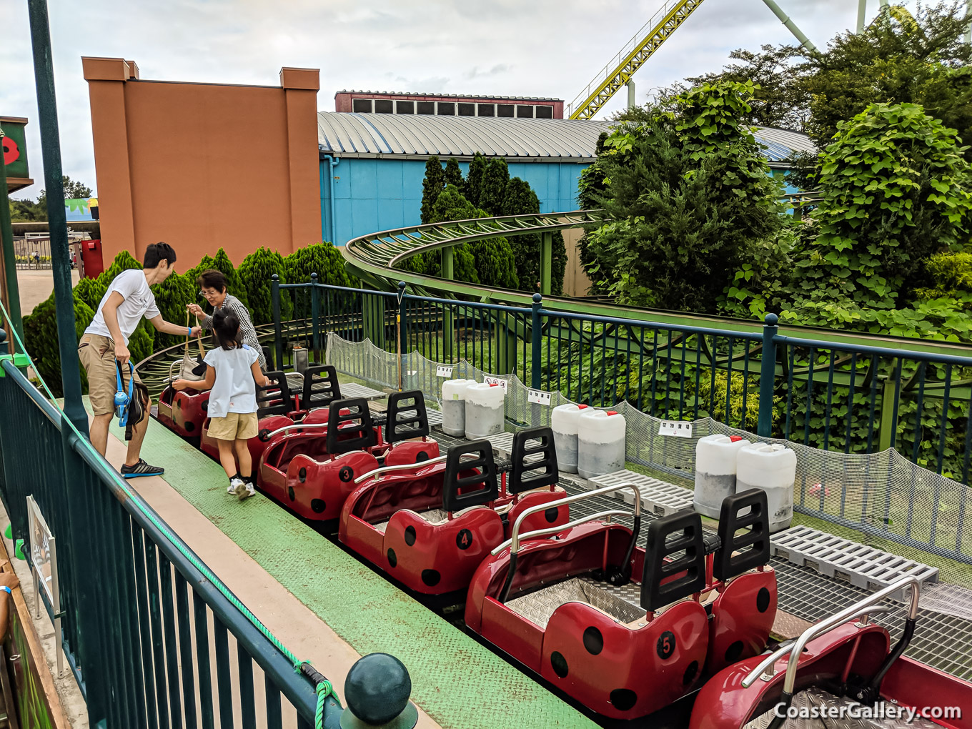 Tentomushi roller coaster at the Tobu Zoo in Japan