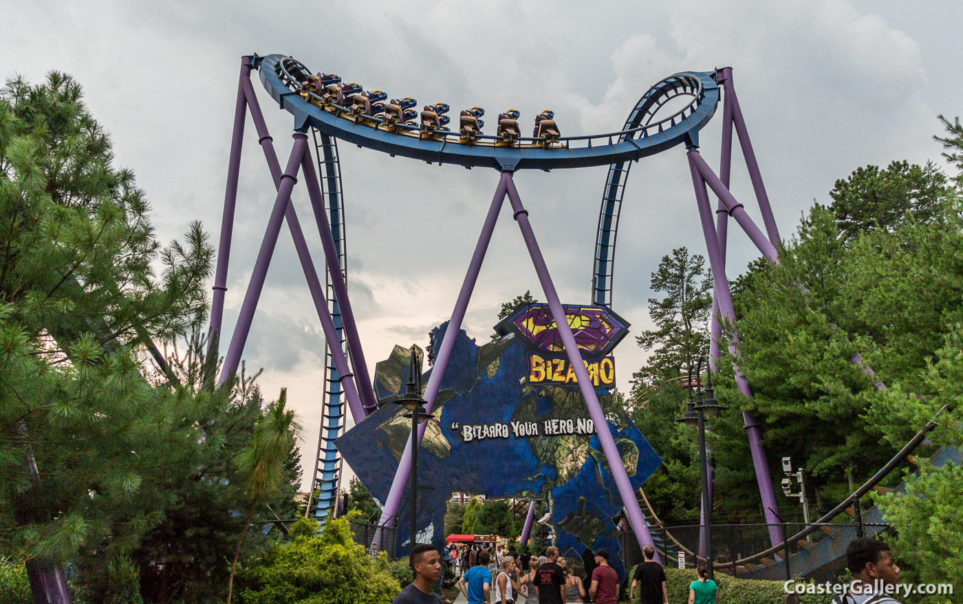 Gandalf and Lord of the Rings quotes on a Superman and Bizarro roller coaster?