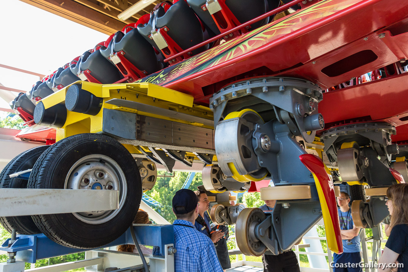 Roller coaster maintenance and operational inspections