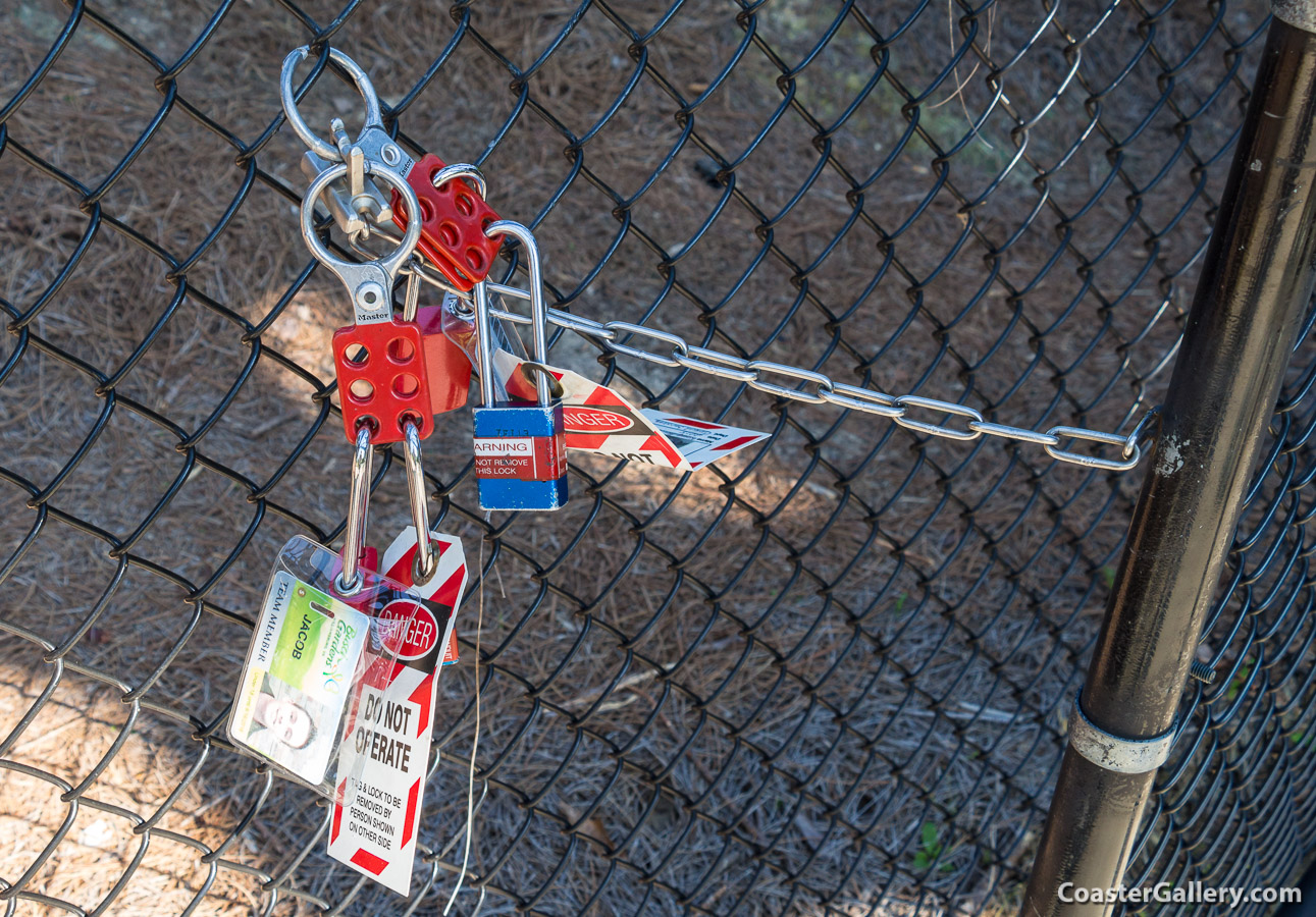 Roller Coater lock-out safety procedures