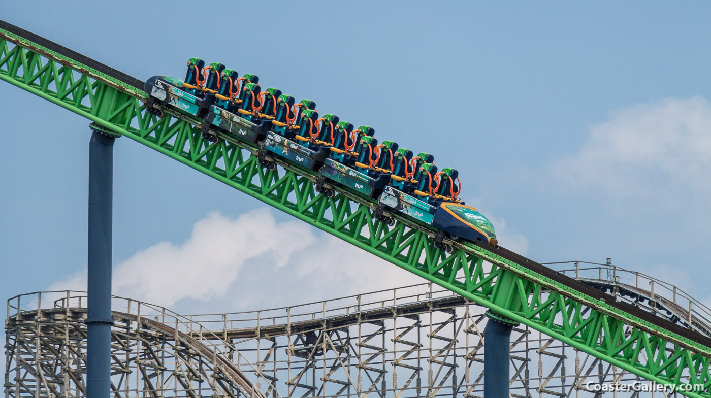 Missing seats on the Kingda Ka roller coaster at Six Flags Great Adventure