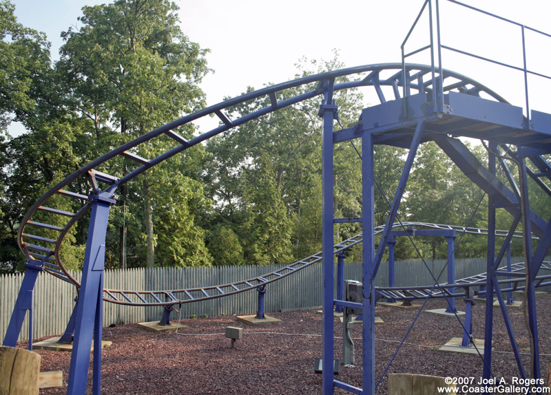 Zamperla roller coaster at Six Flags Great Adventure