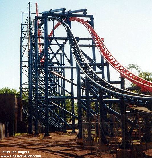 Inversions on The Chiller coaster