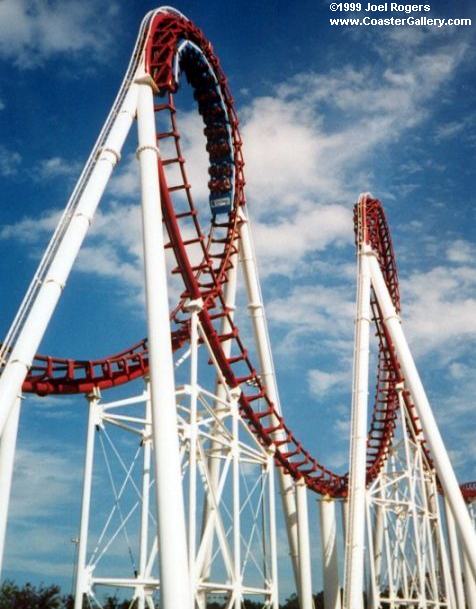 Vertical loops of GASM (Great American Scream Machine)