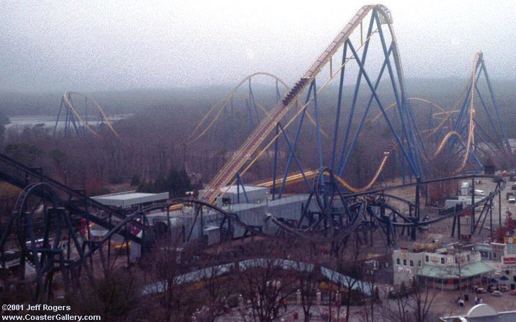 Nitro Roller Coaster at Six Flags Great Adventure, Jackson, New Jersey