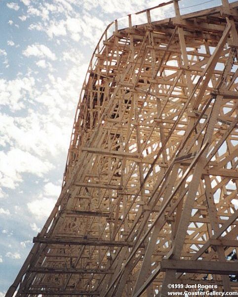 Roller coaster built by William Cobb and Don Rosser