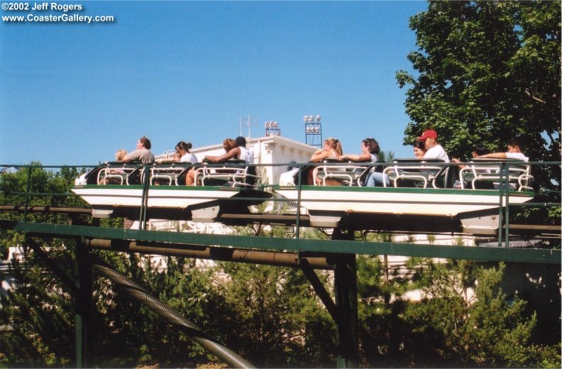 Whizzer roller coaster in Gurnee, Illinois
