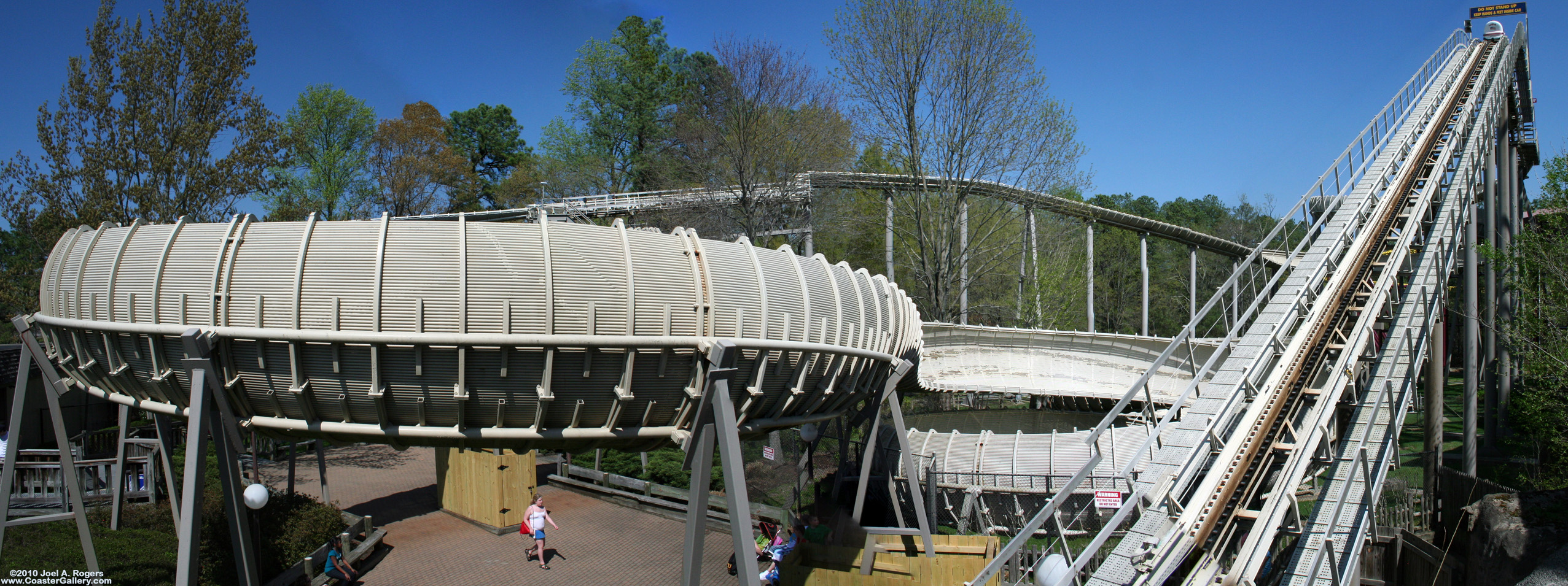 Avalanche bobsled coaster panorama