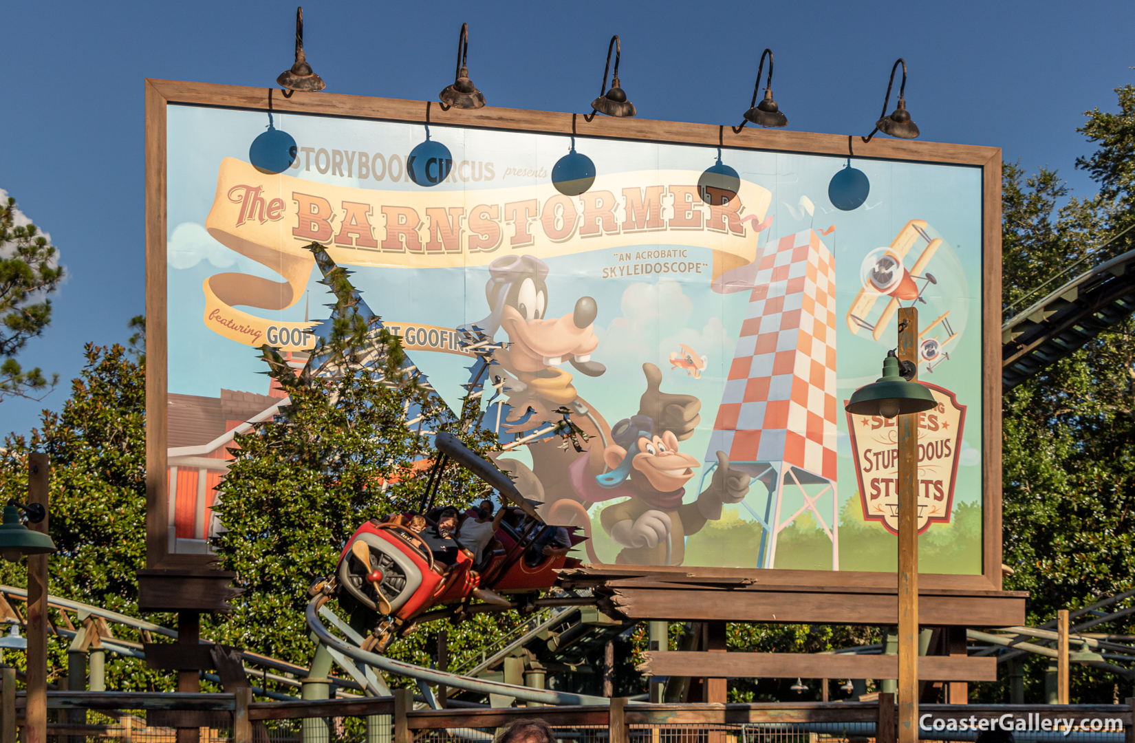 Barnstormer coaster at Walt Disney World