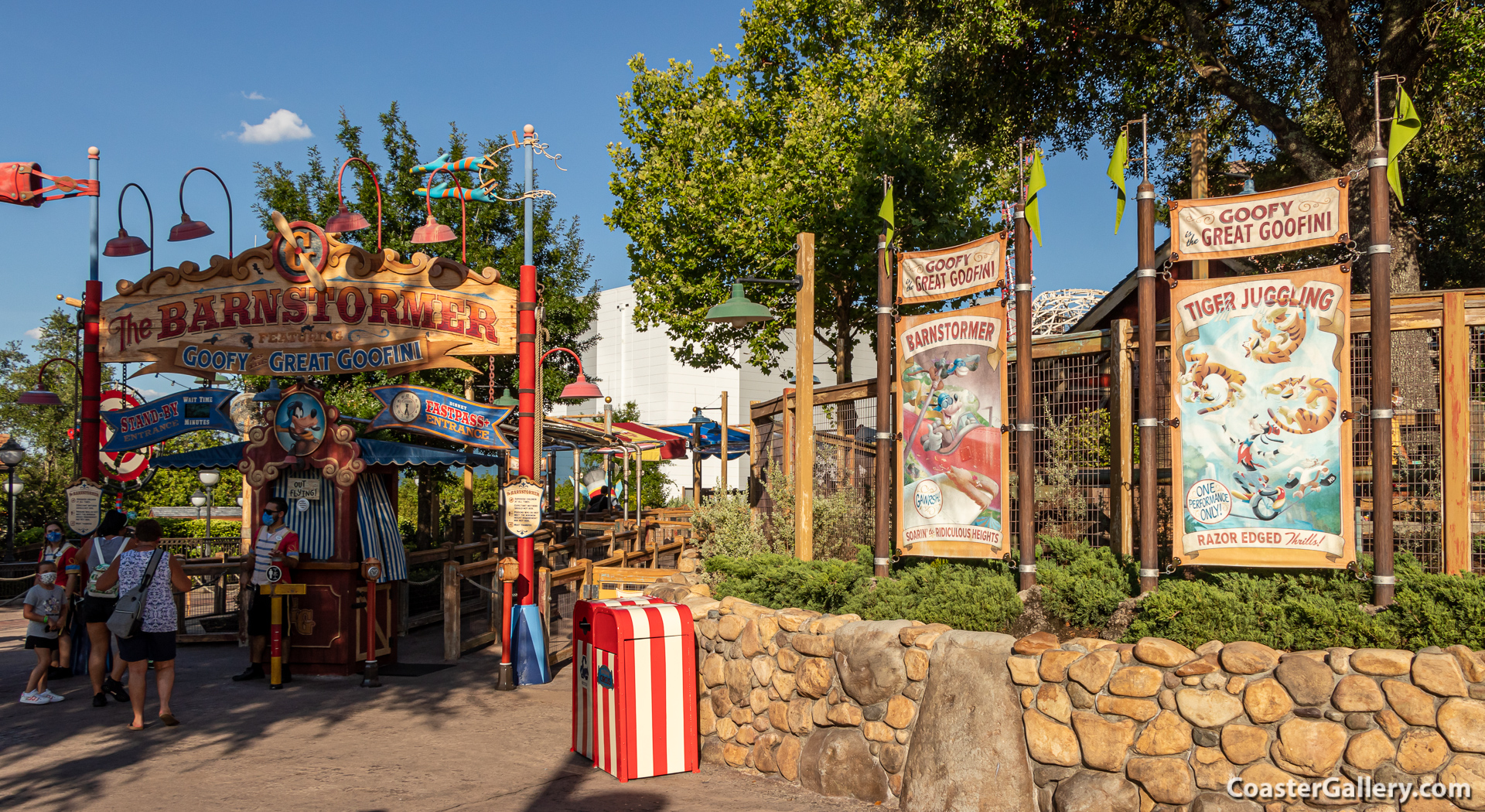Wiseacre Farm and Barnstormer coaster at Walt Disney World