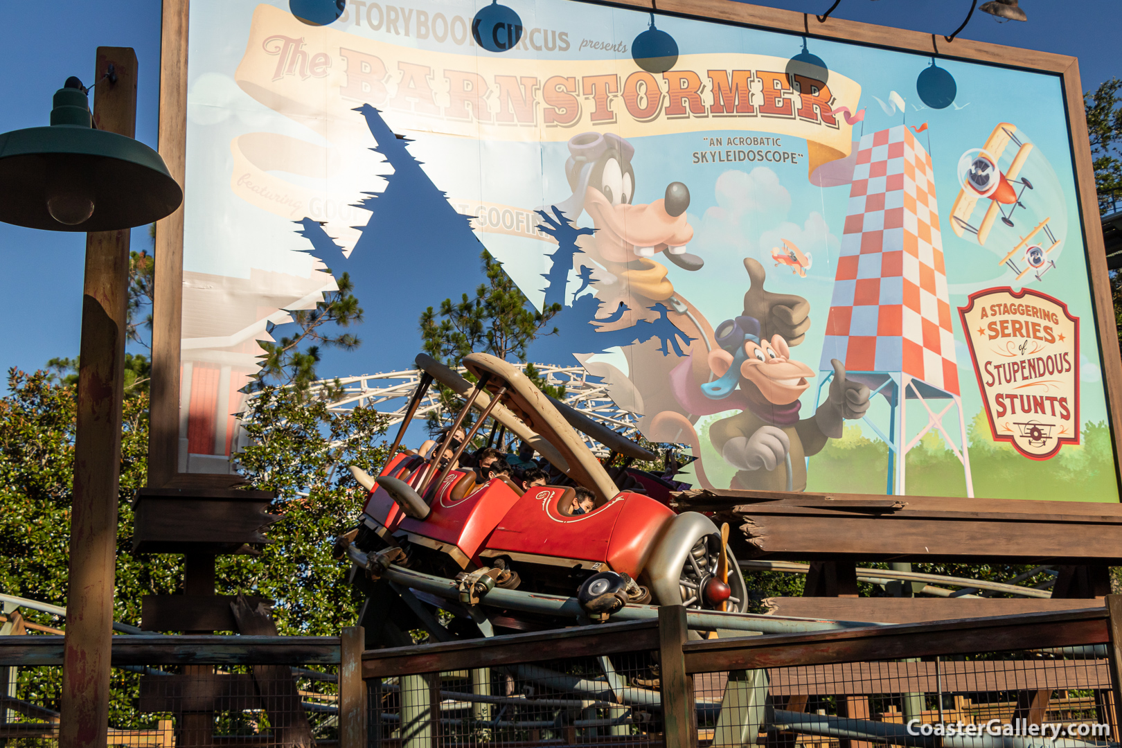 Barnstormer coaster at Walt Disney World