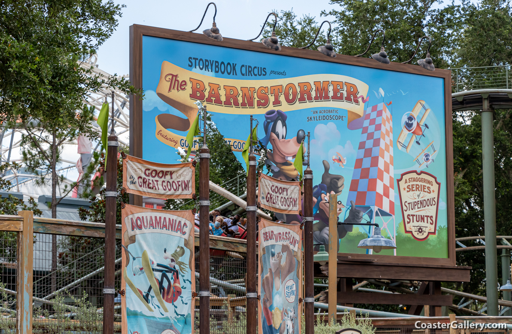 Barnstormer coaster at Walt Disney World