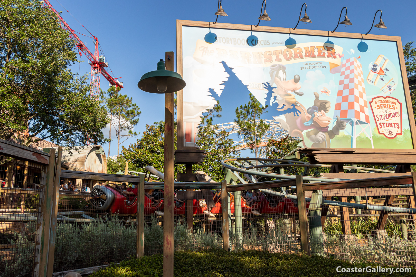 Barnstormer coaster at Walt Disney World