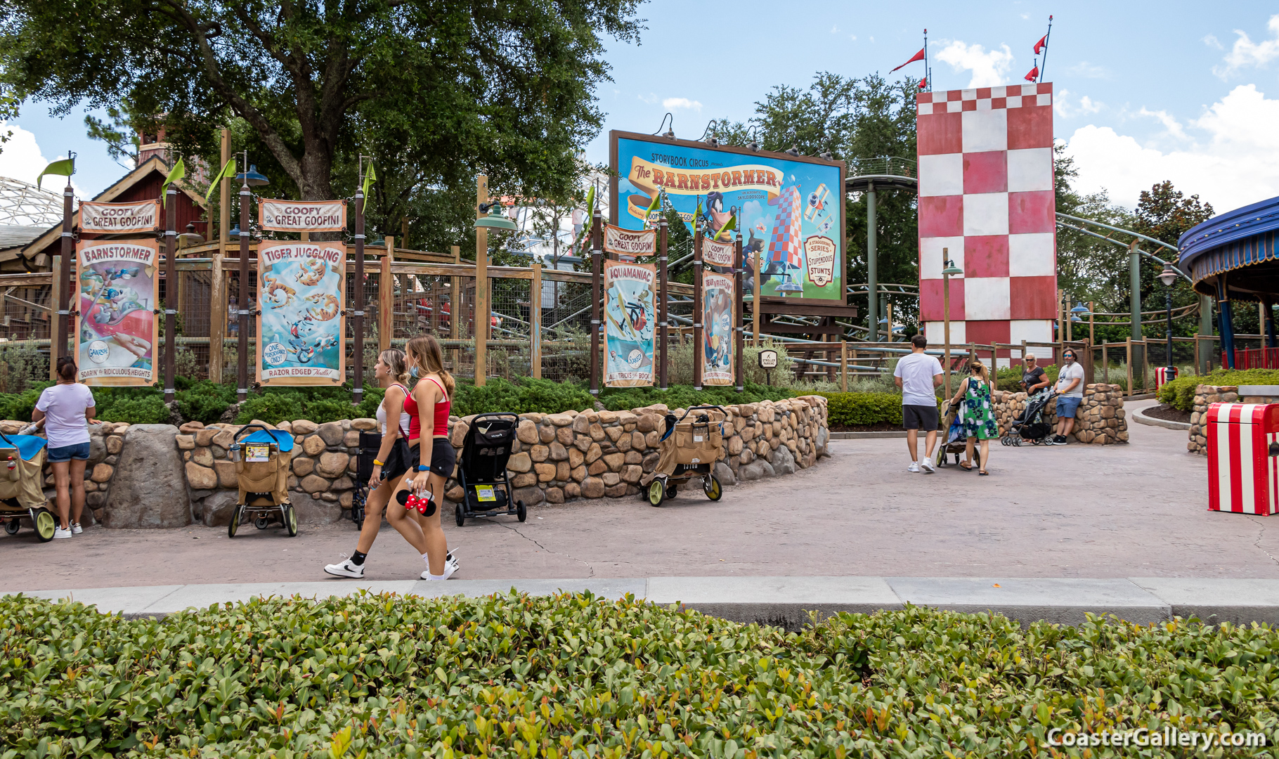 Barnstormer coaster at Walt Disney World