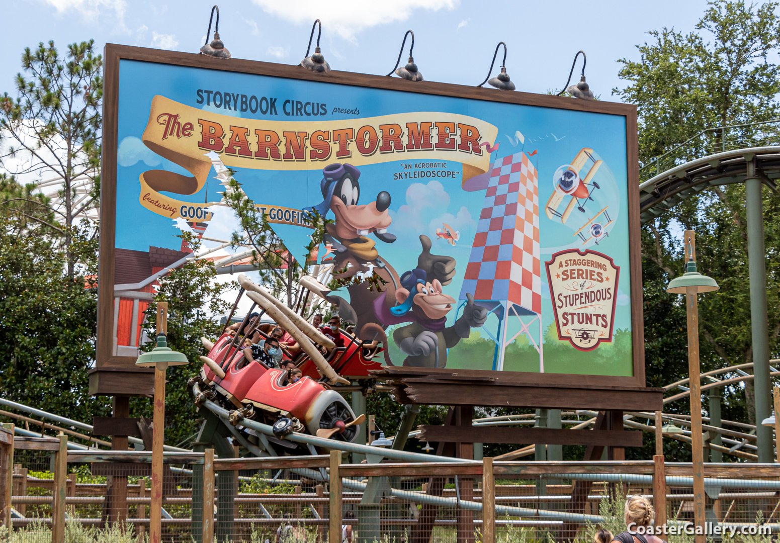 Barnstormer coaster at Walt Disney World