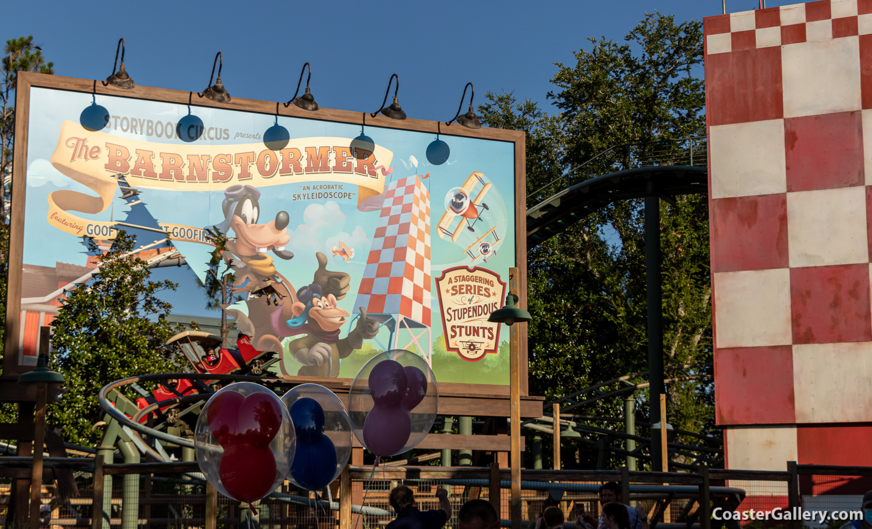 Barnstormer coaster at Walt Disney World