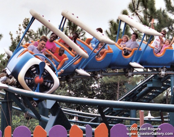 The Barnstormer at Goofy's Wiseacre Farm roller coaster