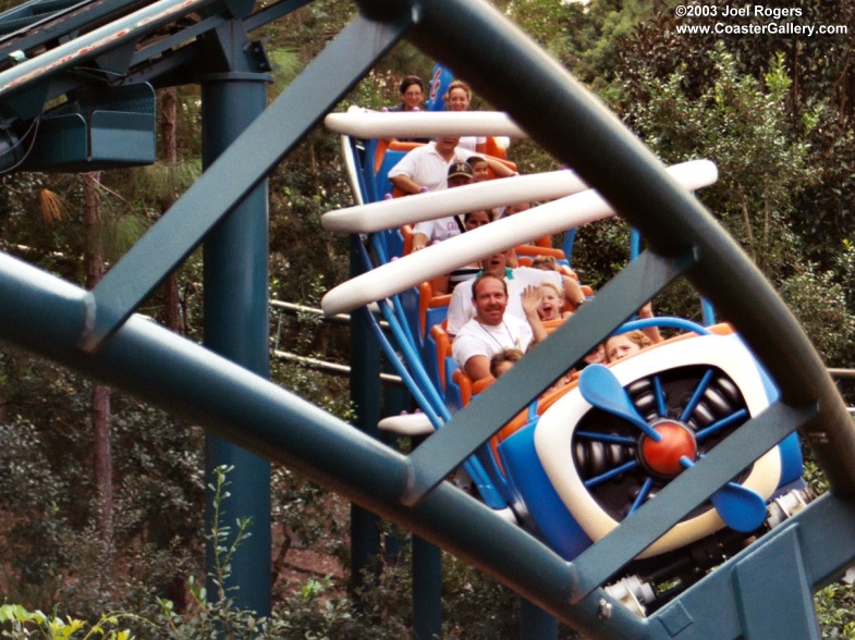 The Barnstormer coaster at Goofy's Wiseacres Farm