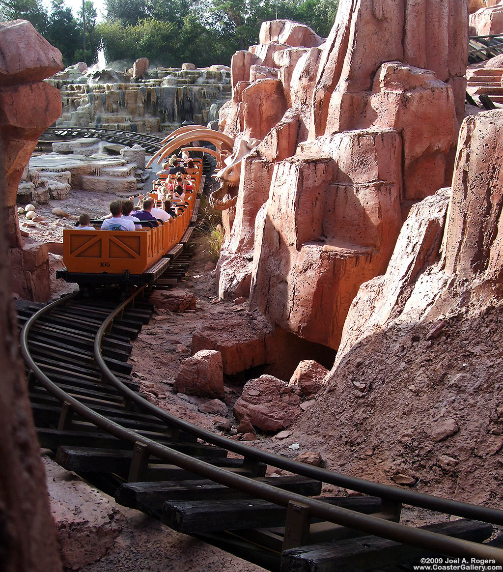 Amazing themeing on the Big Thunder Mountain