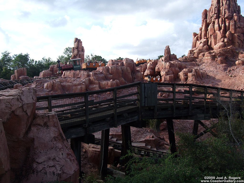 Big Thunder Mountain Railroad at the Magic Kingdom