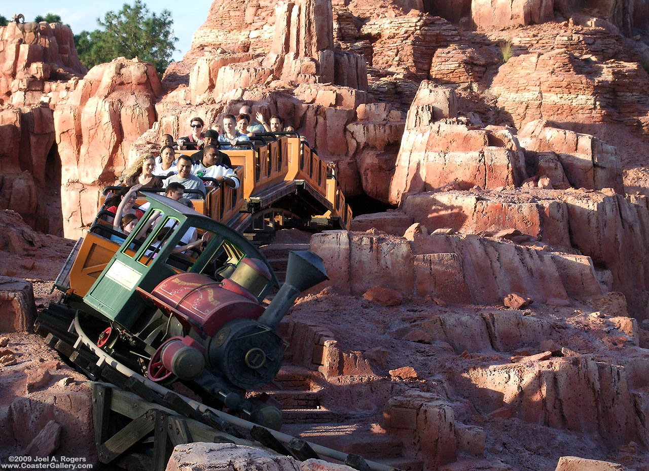 Big Thunder coming out of the mountain