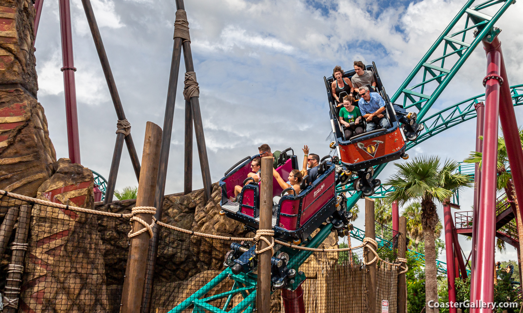 Roller Coasters in Florida. Pictures by Joel A. Rogers of CoasterGallery.com