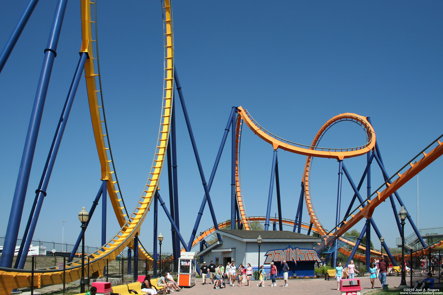 Dominator roller coaster at Kings Dominion