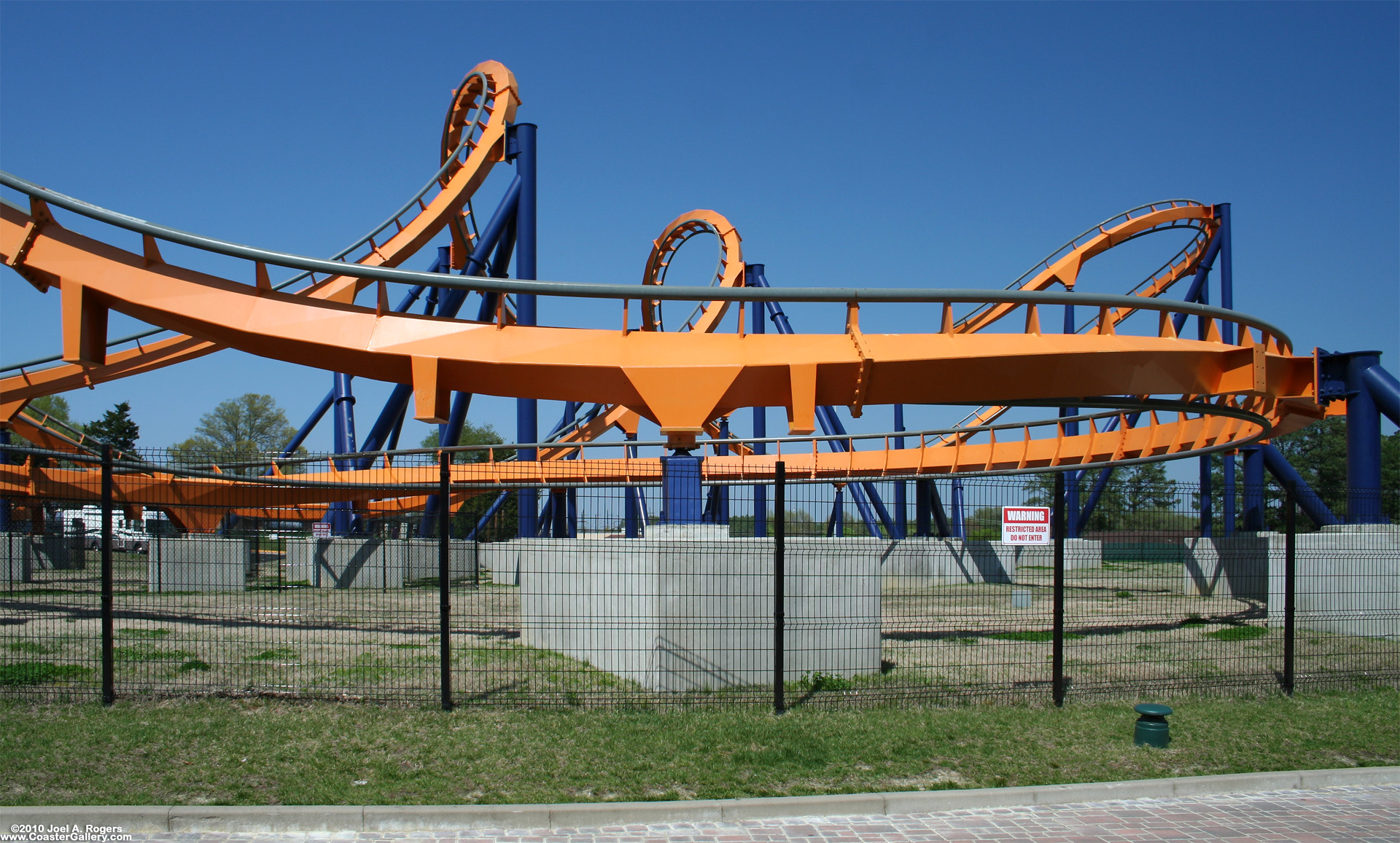 The former parking lot at Kings Dominion