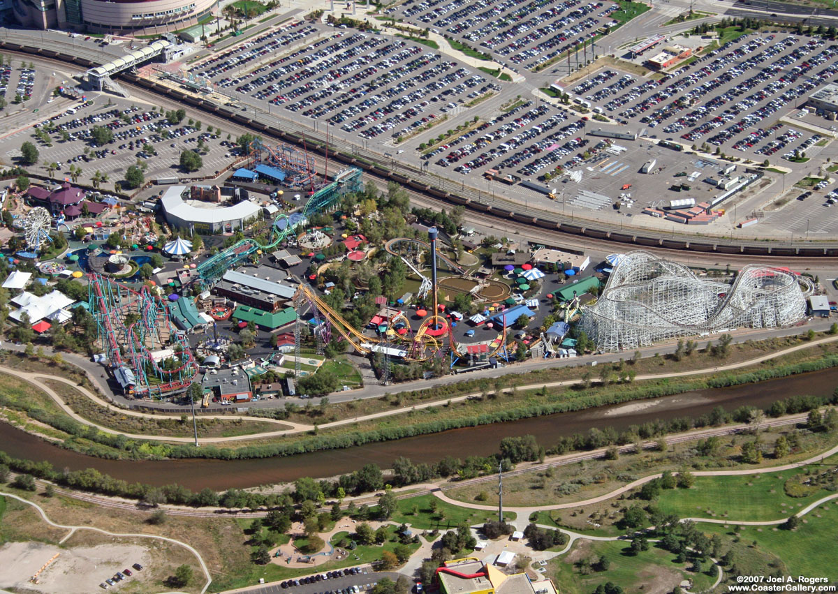 Aerial views of Denver, Colorado