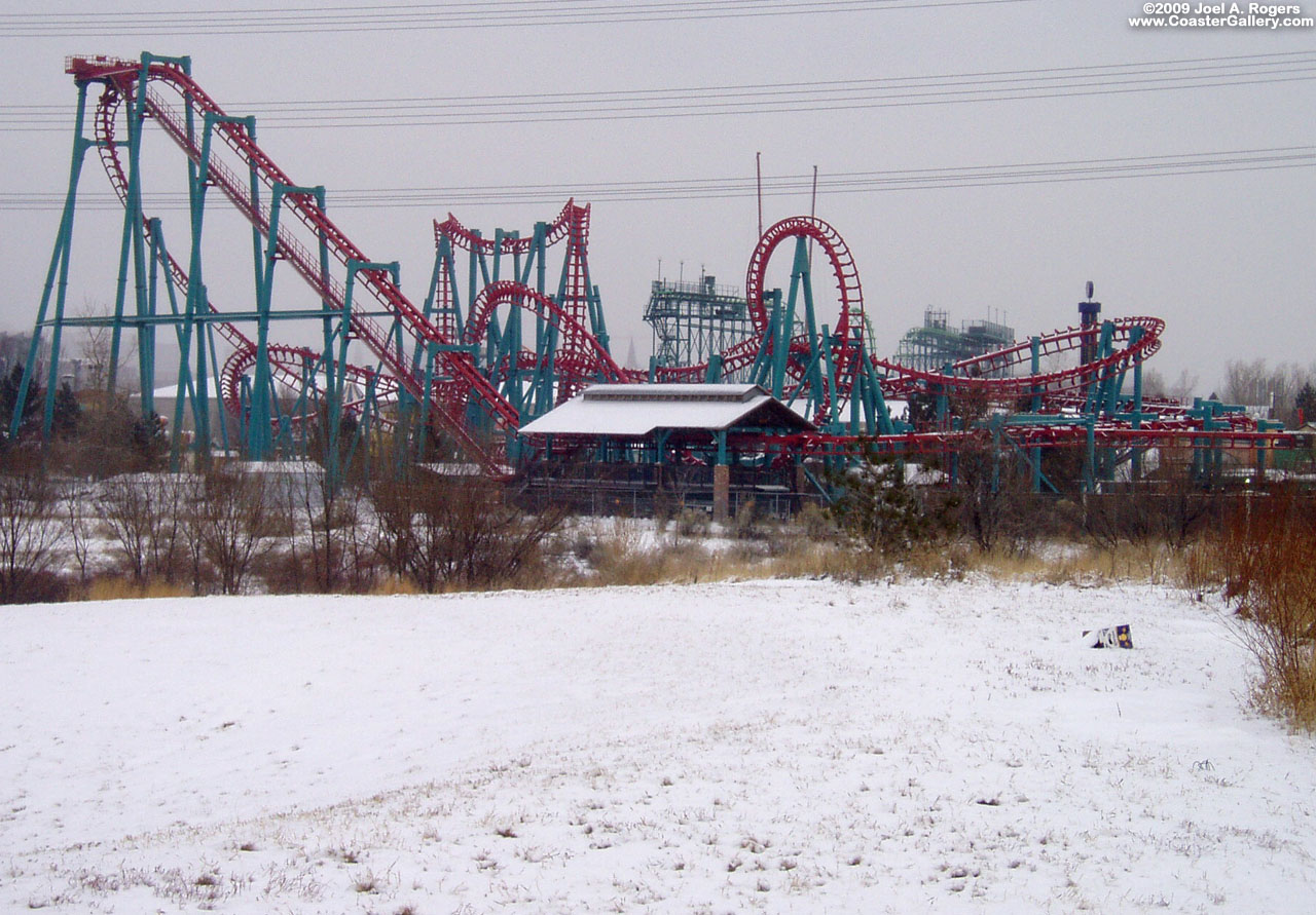 Mind Eraser and Elitch Gardens in the snow