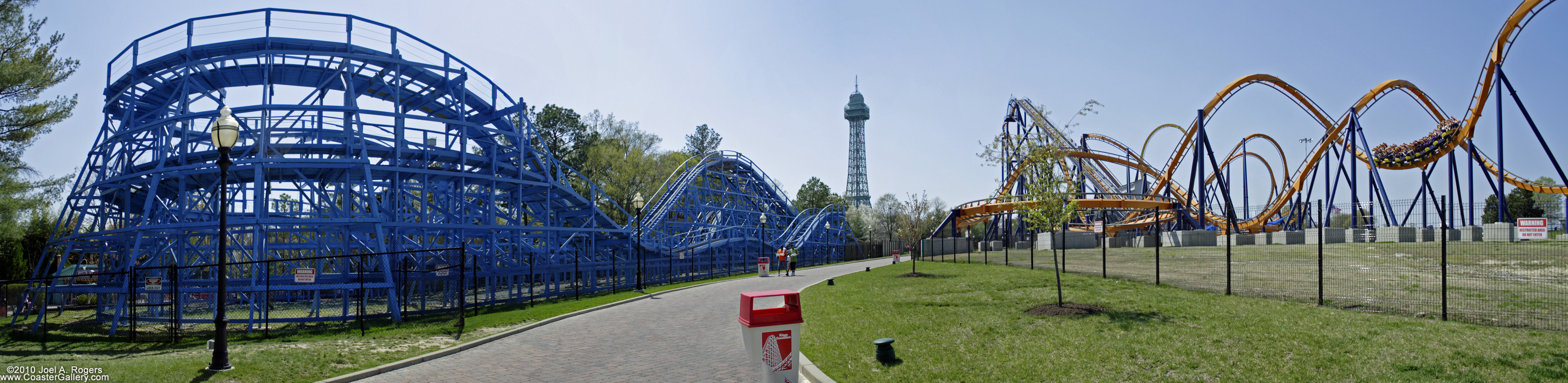 Ghoster Coaster and Dominator panorama