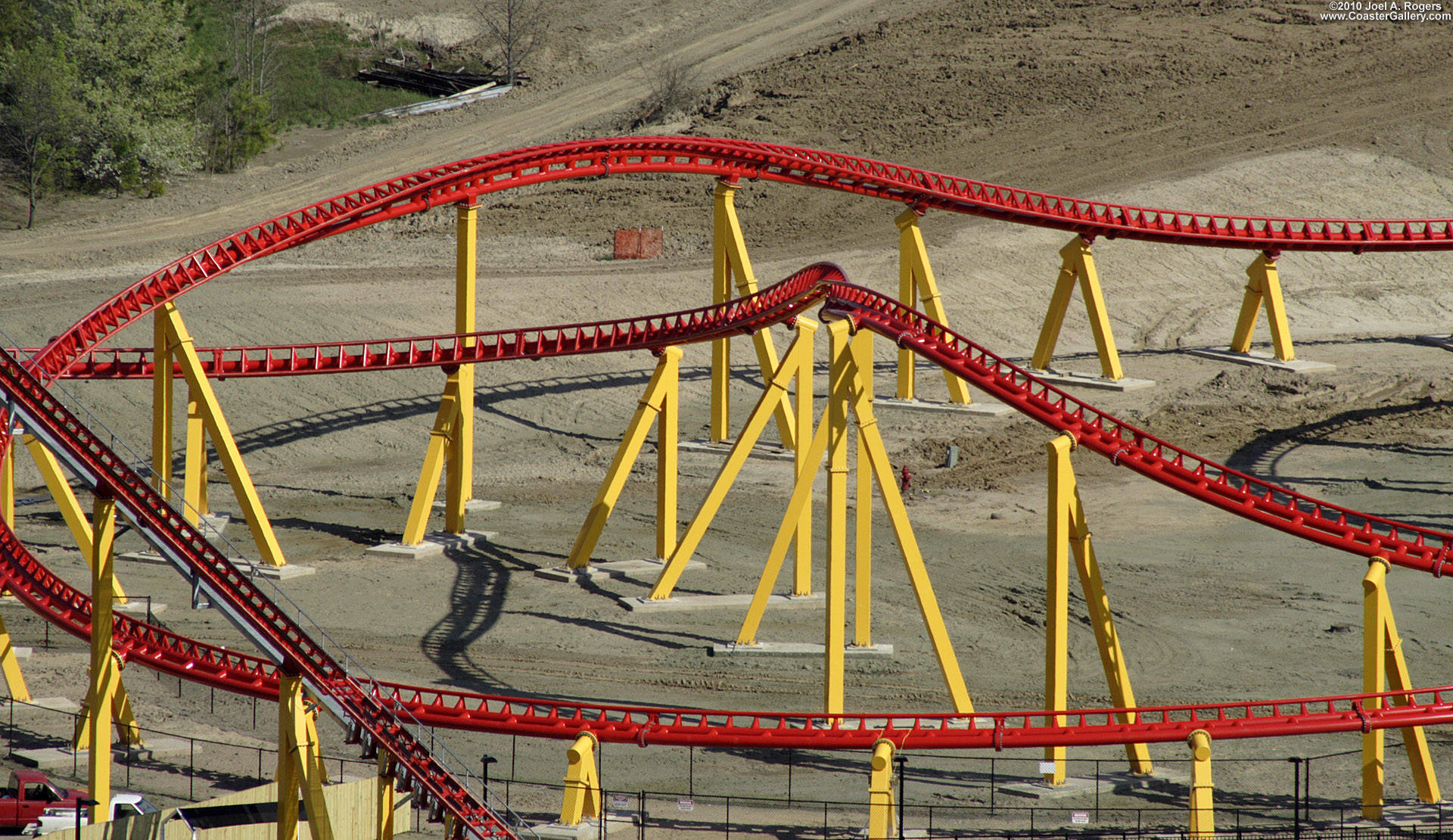 Quick turns on an Intamin coaster