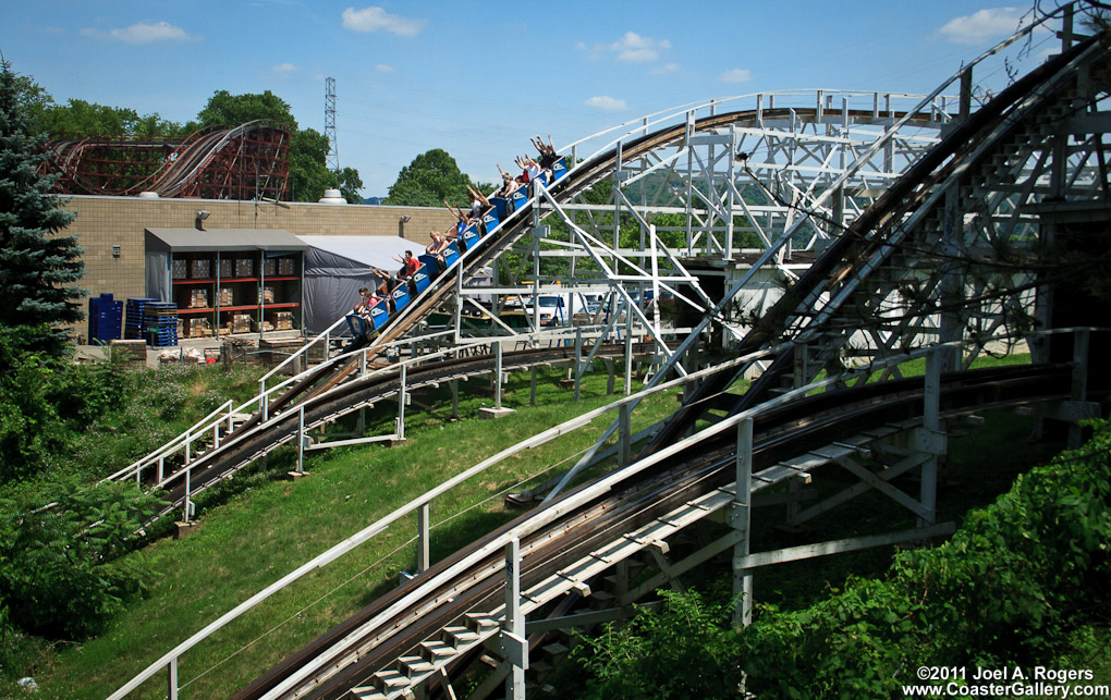 Kennywood's Jack Rabbit coaster