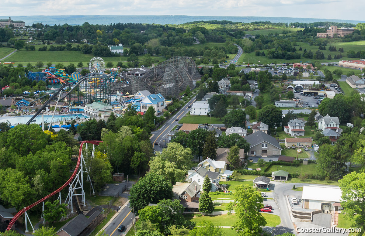 How would you like to live across the street from a roller coaster?