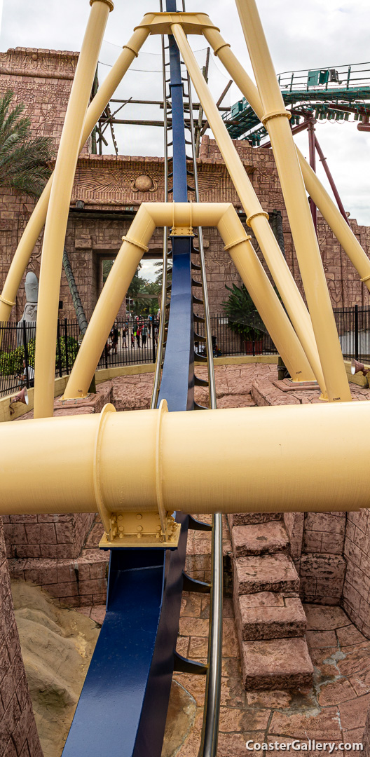 Roller coaster stock images