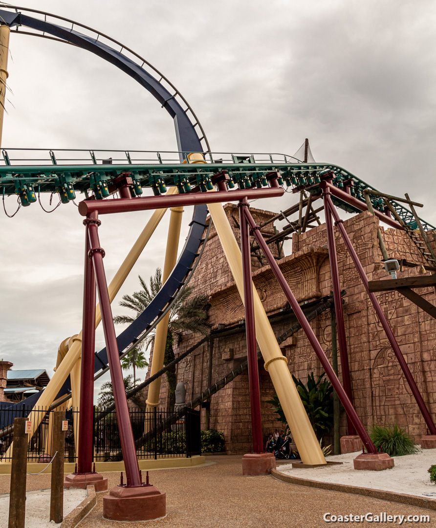 Roller coaster stock images