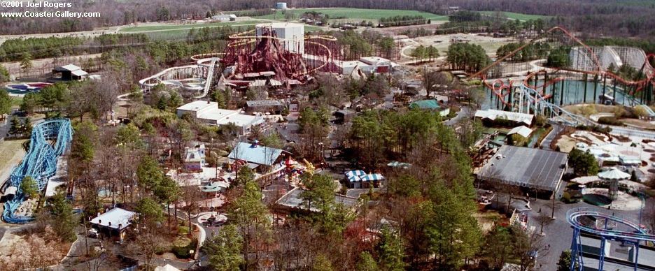 Aerial view of Paramount's Kings Dominion