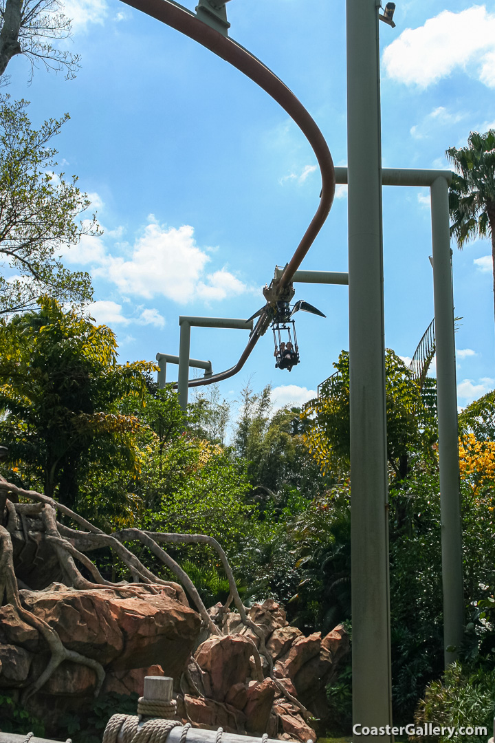 Jurassic Park roller coaster