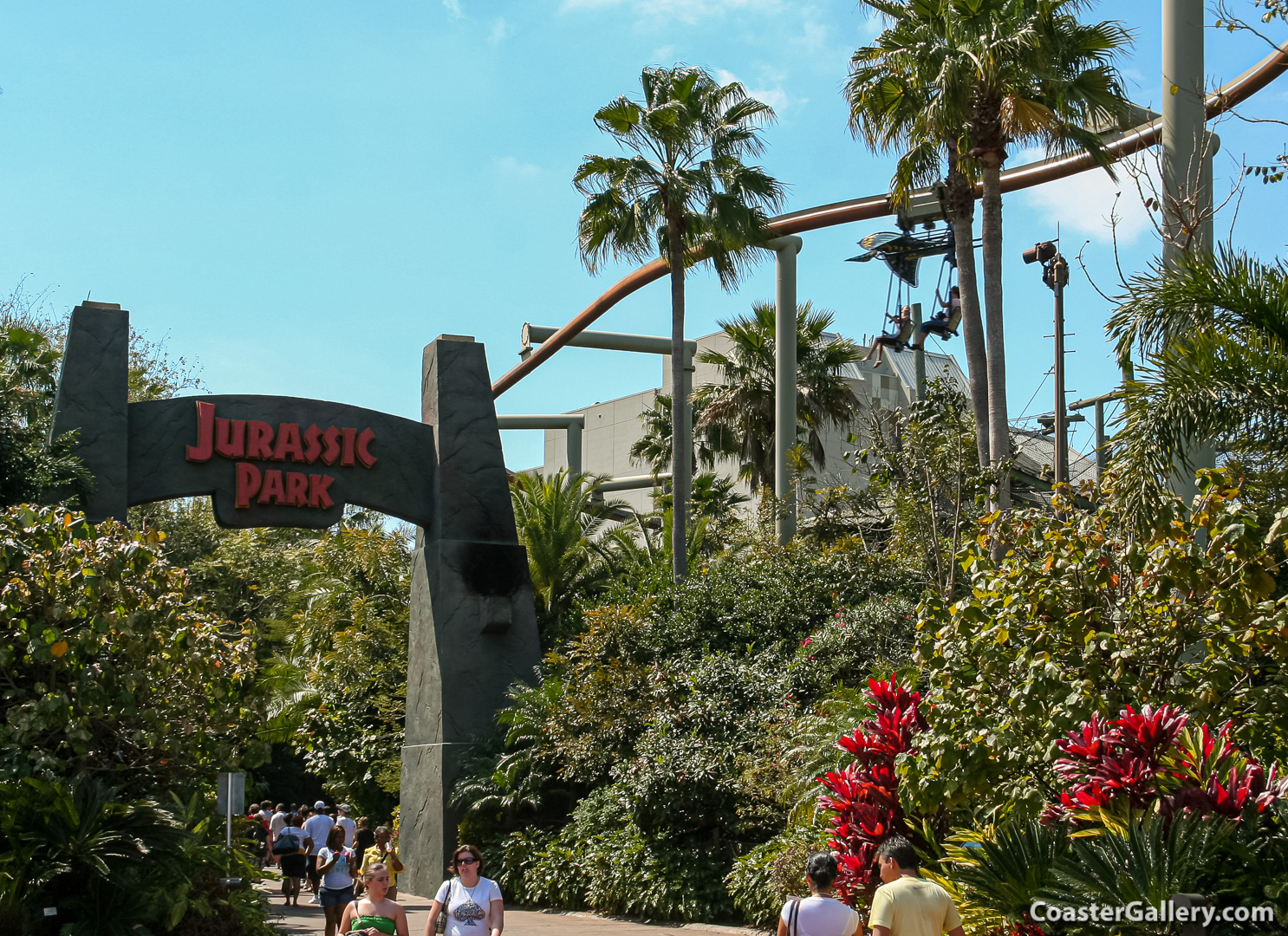 Jurassic Park roller coaster