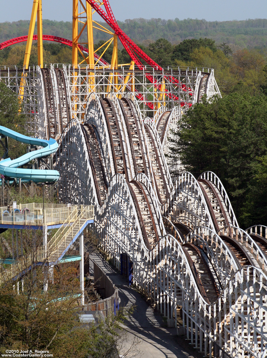 Rebel Yell coaster from the movie Rollercoaster