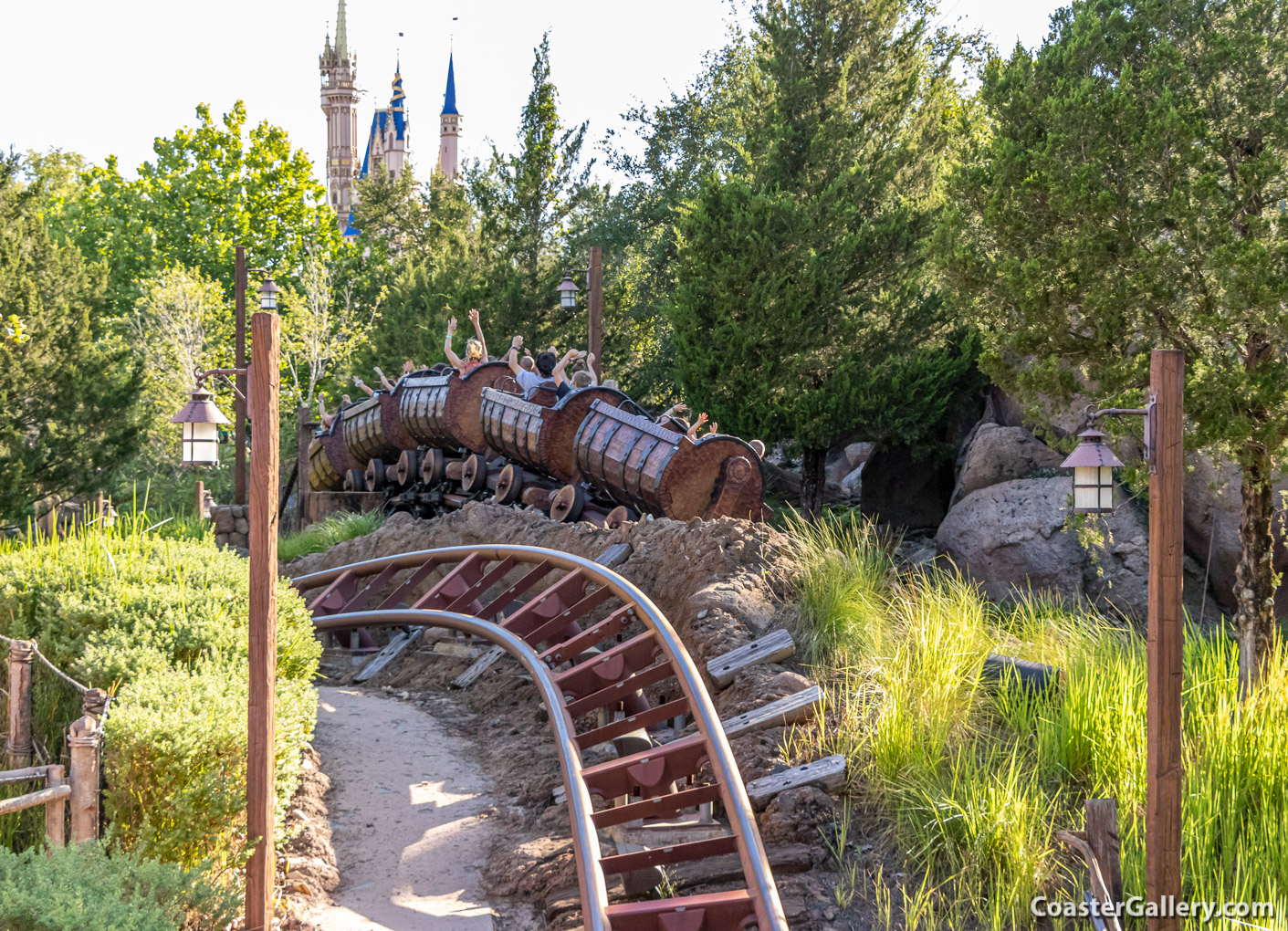 Seven Dwarfs Mine Train and Fantasyland