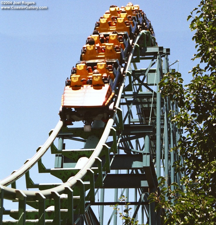 Sidewinder coaster at Elitch Gardens