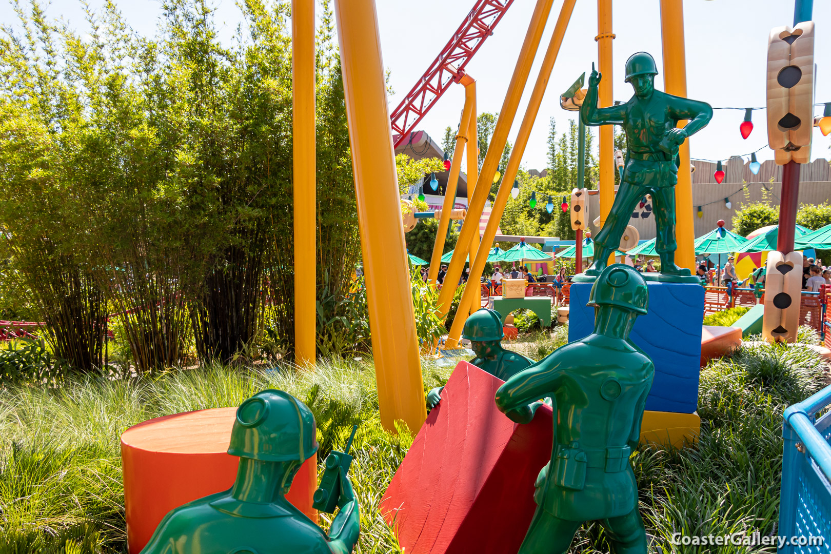 Slinky Dog Dash roller coaster at Disney's Hollywood Studios