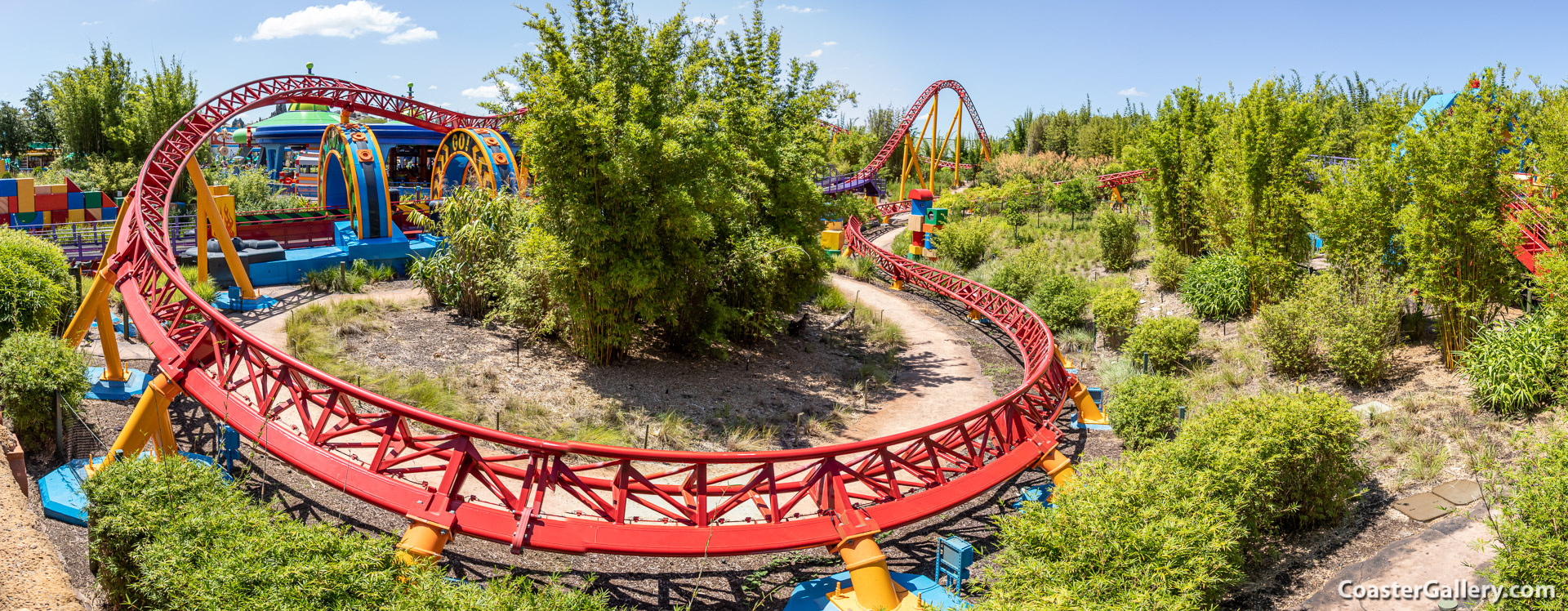 Slinky Dog Dash roller coaster at Disney's Hollywood Studios