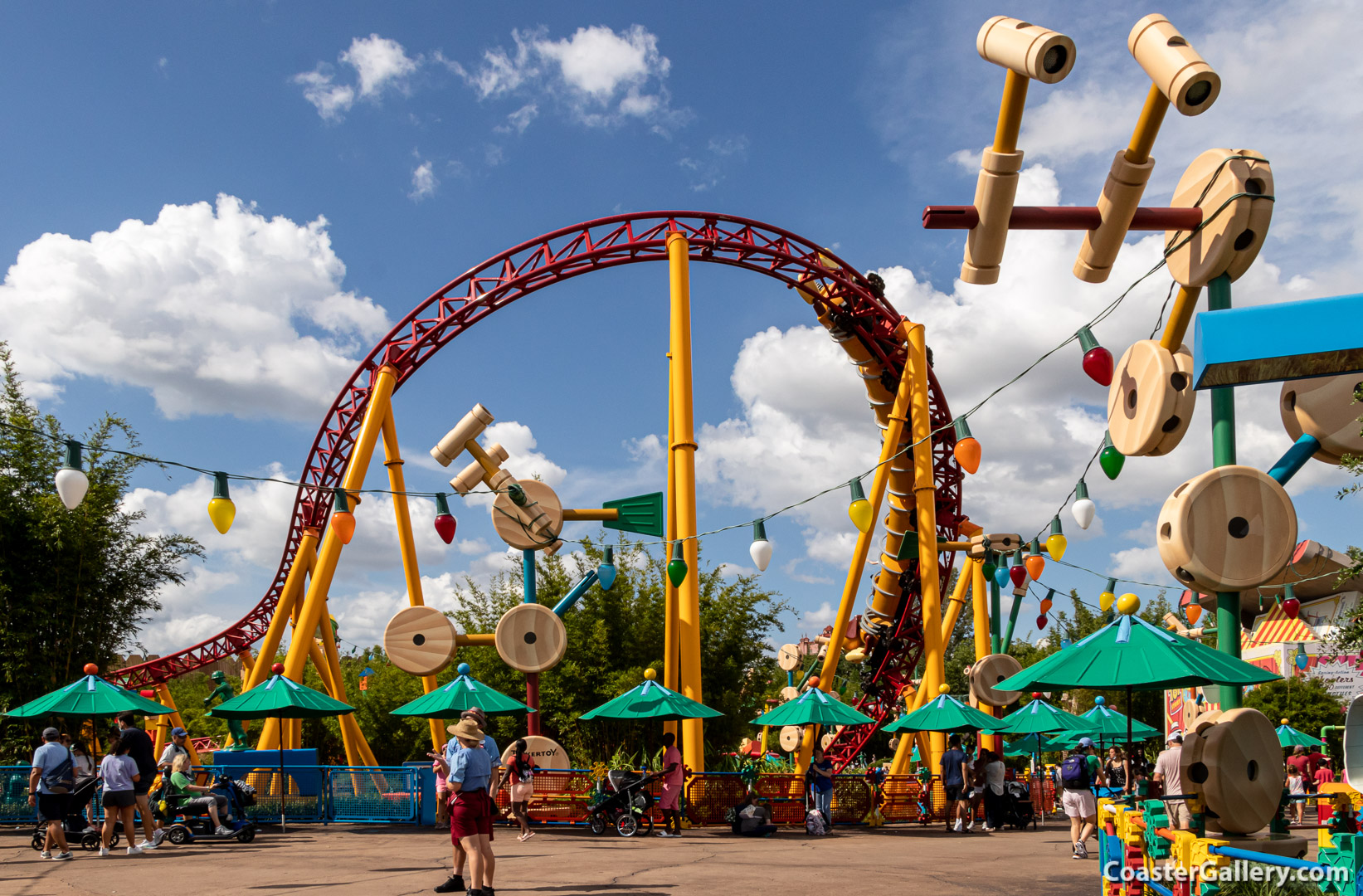 Slinky Dog Dash roller coaster at Disney's Hollywood Studios